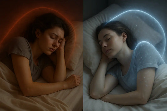 Vizualizáció az immunrendszer meggyengüléséről rossz alvás mellett, és a pihentető alvás védőhatásáról