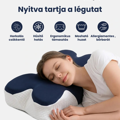 Relaxa™ Horkolás Elleni Ergonomikus Párna