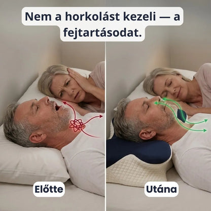 Relaxa™ Horkolás Elleni Ergonomikus Párna
